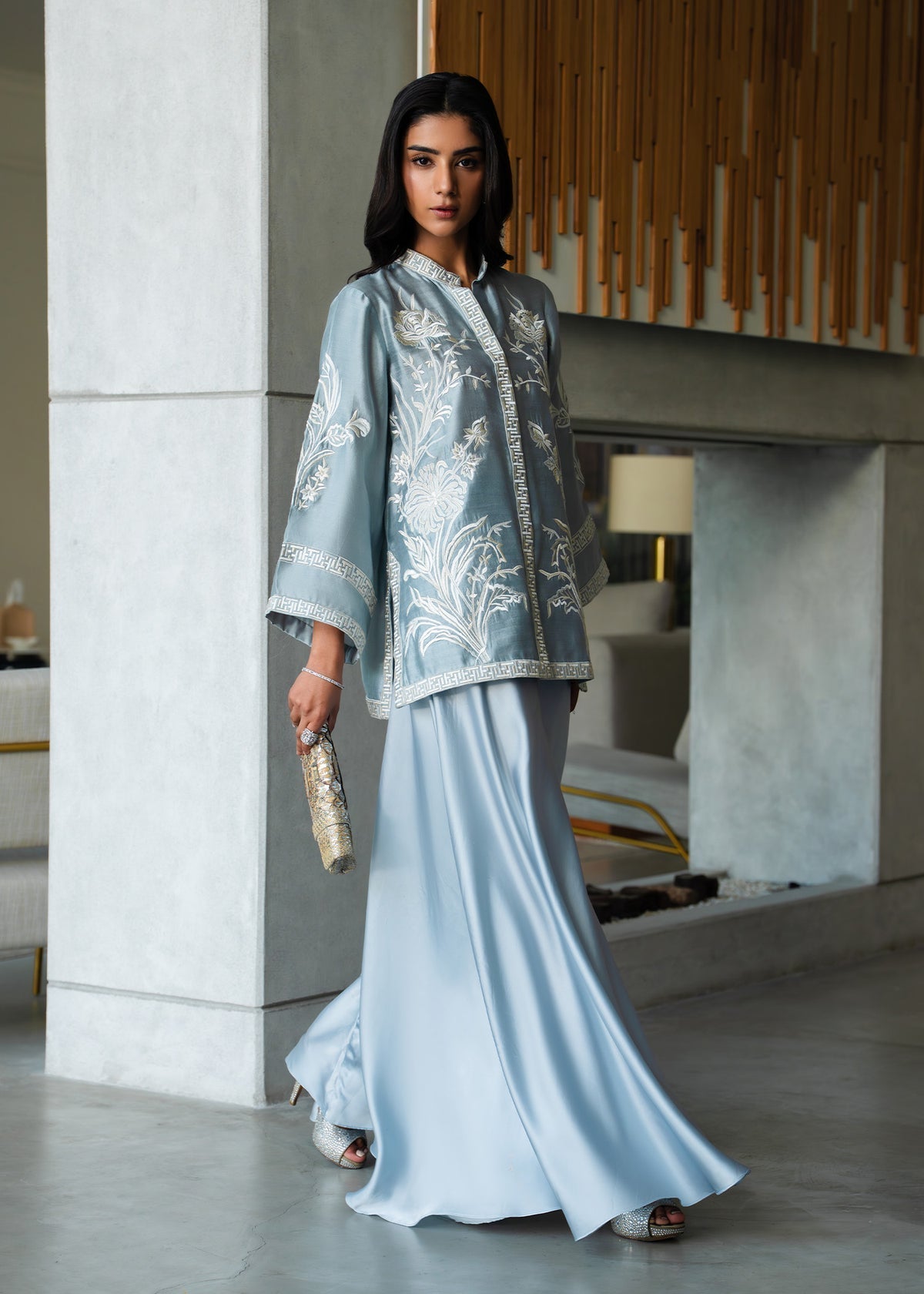 Mahgul | Mahsa Formals | Grey Mirage