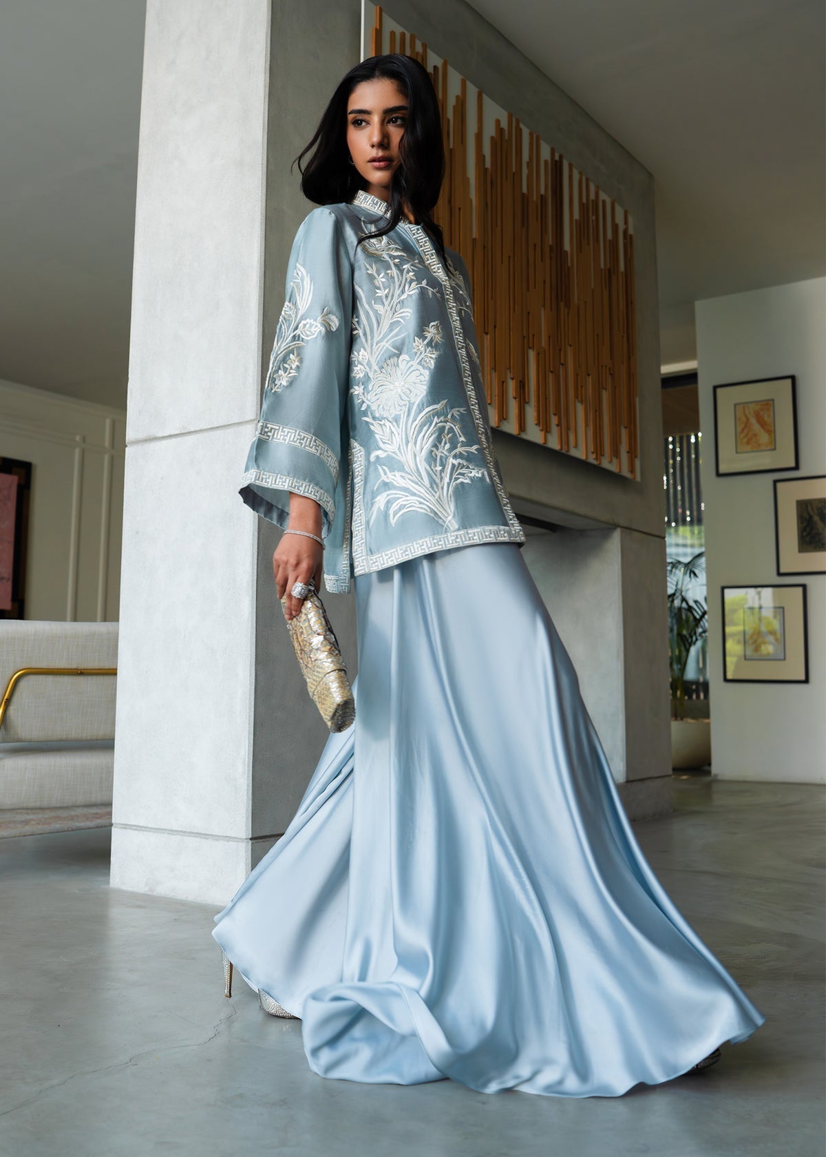 Mahgul | Mahsa Formals | Grey Mirage