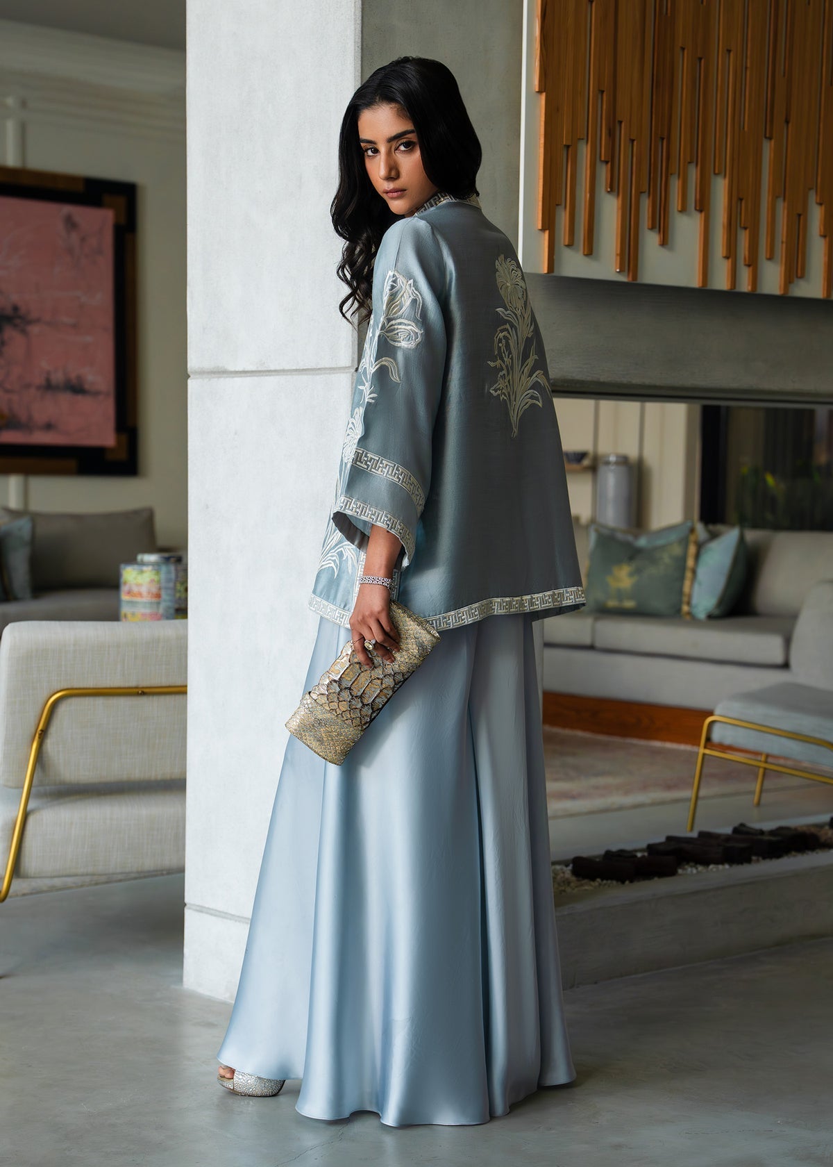 Mahgul | Mahsa Formals | Grey Mirage