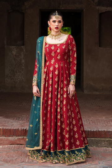 Saad Shaikh | Zaria Festive Pret 25 | SCARLET