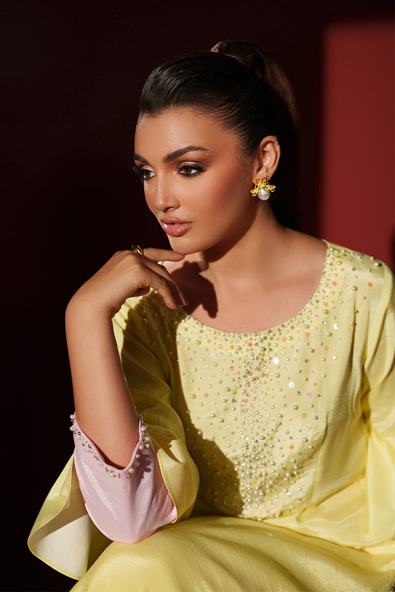 Fozia Khalid | Ombre Luxe | Sunset