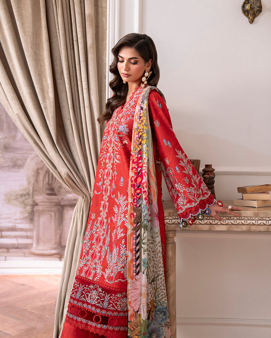 Roheenaz | Aezel Embroidered Cambric | Lyrah