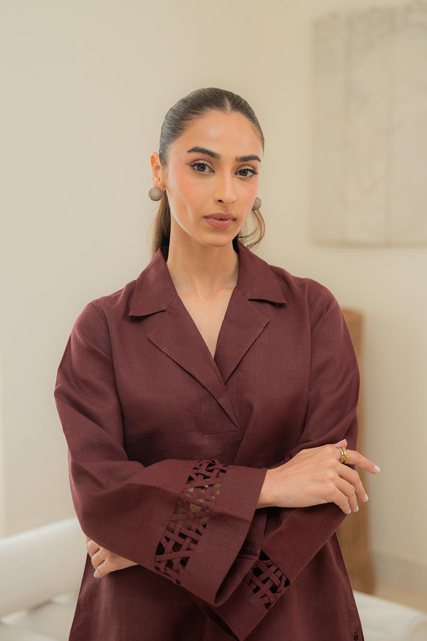 Sahar | Pre Essential Emb Edit | Cherry Noir