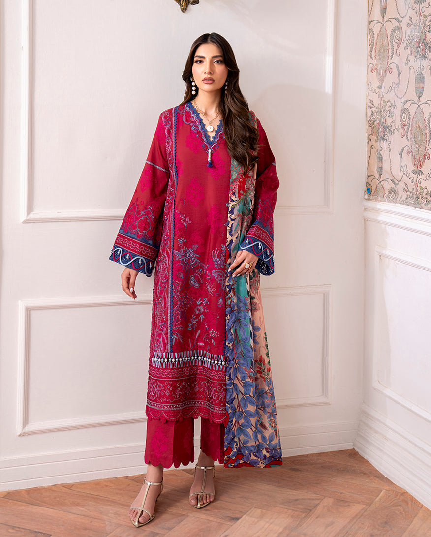 Roheenaz | Aezel Embroidered Cambric | Oriva