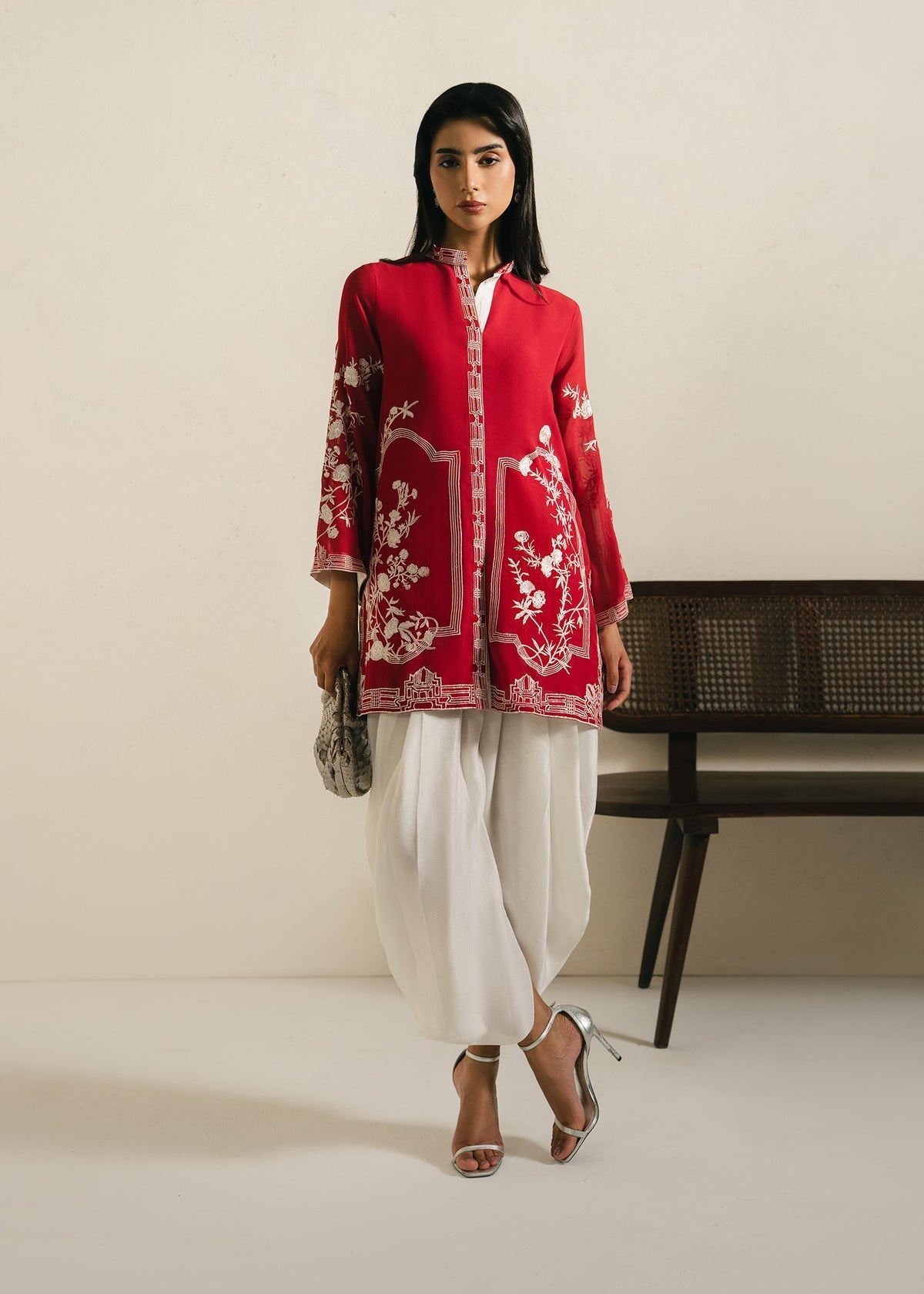 Mahgul | Alea Luxury Pret | Scarlet