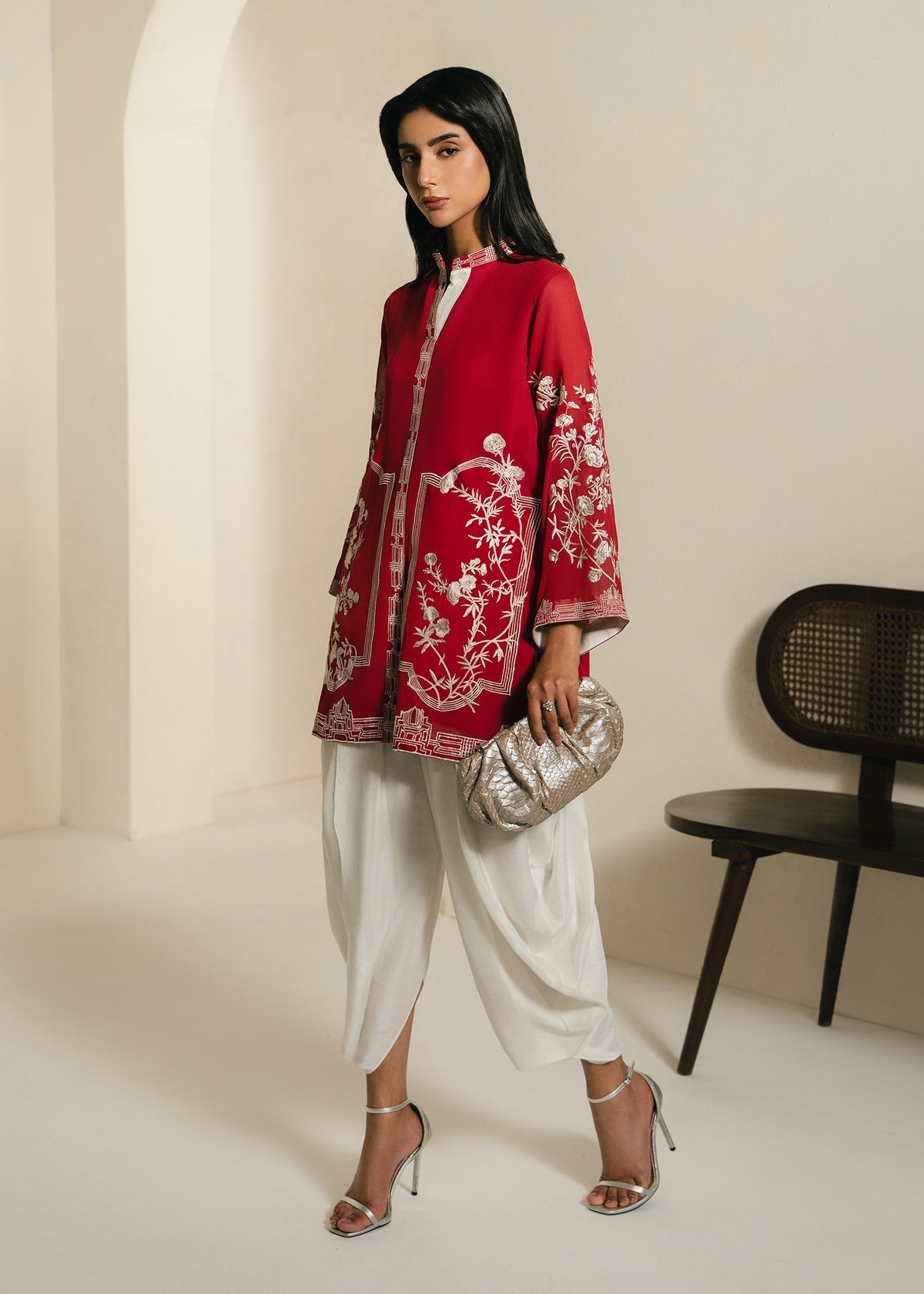 Mahgul | Alea Luxury Pret | Scarlet