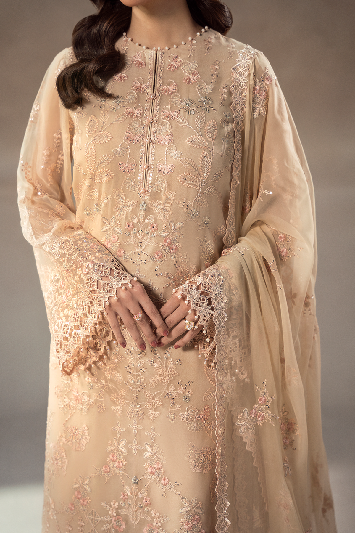 Lavish Premium | Afsanah Formals | CHAMPAGNE BLOSSOM