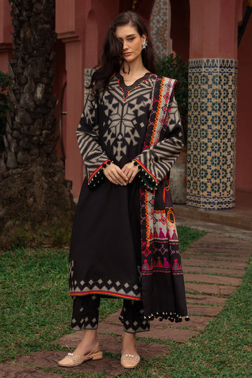 Charizma | C Prints Winter 25 | 3-PC Unstitched Printed Linen Collection CPW5-06