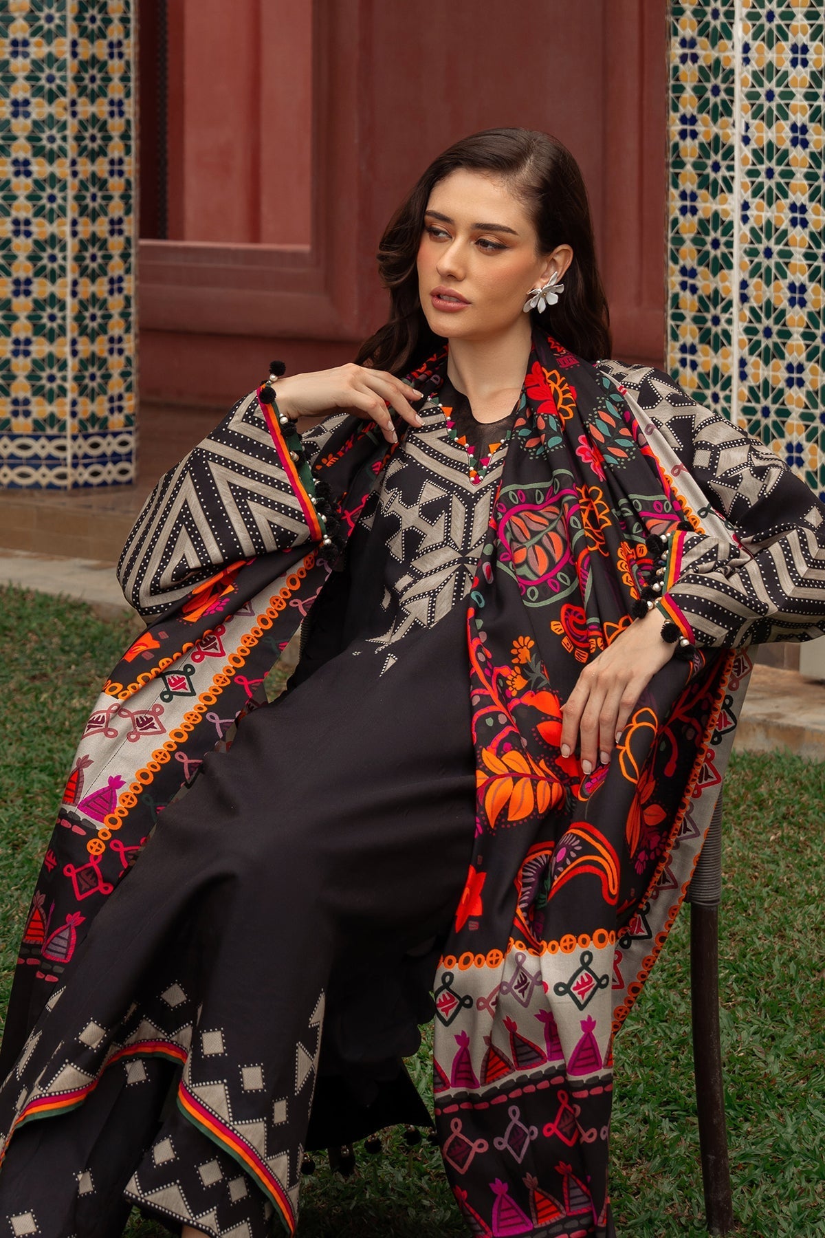 Charizma | C Prints Winter 25 | 3-PC Unstitched Printed Linen Collection CPW5-06