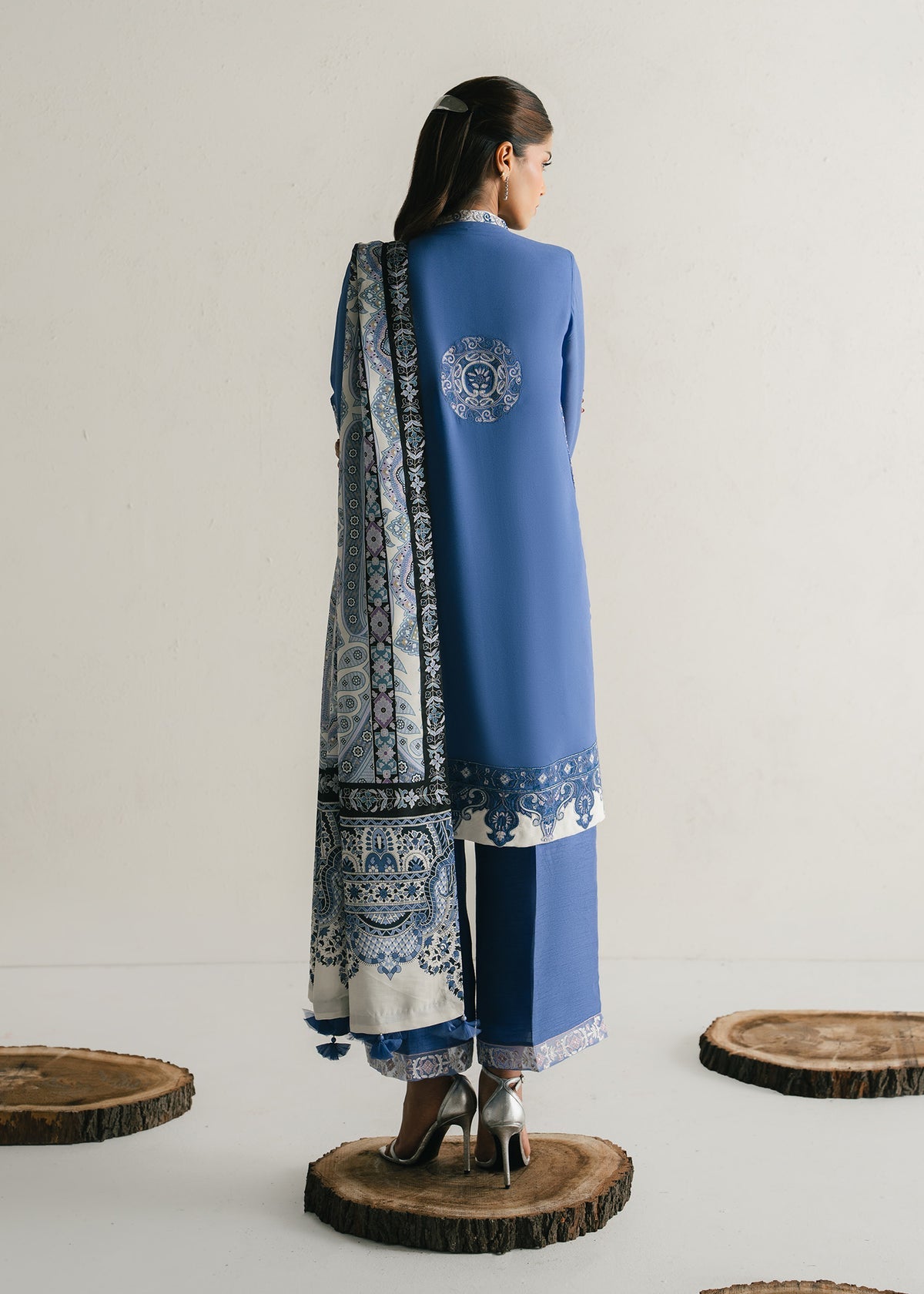 Mahgul | Alea Luxury Pret | Sapphire Mist
