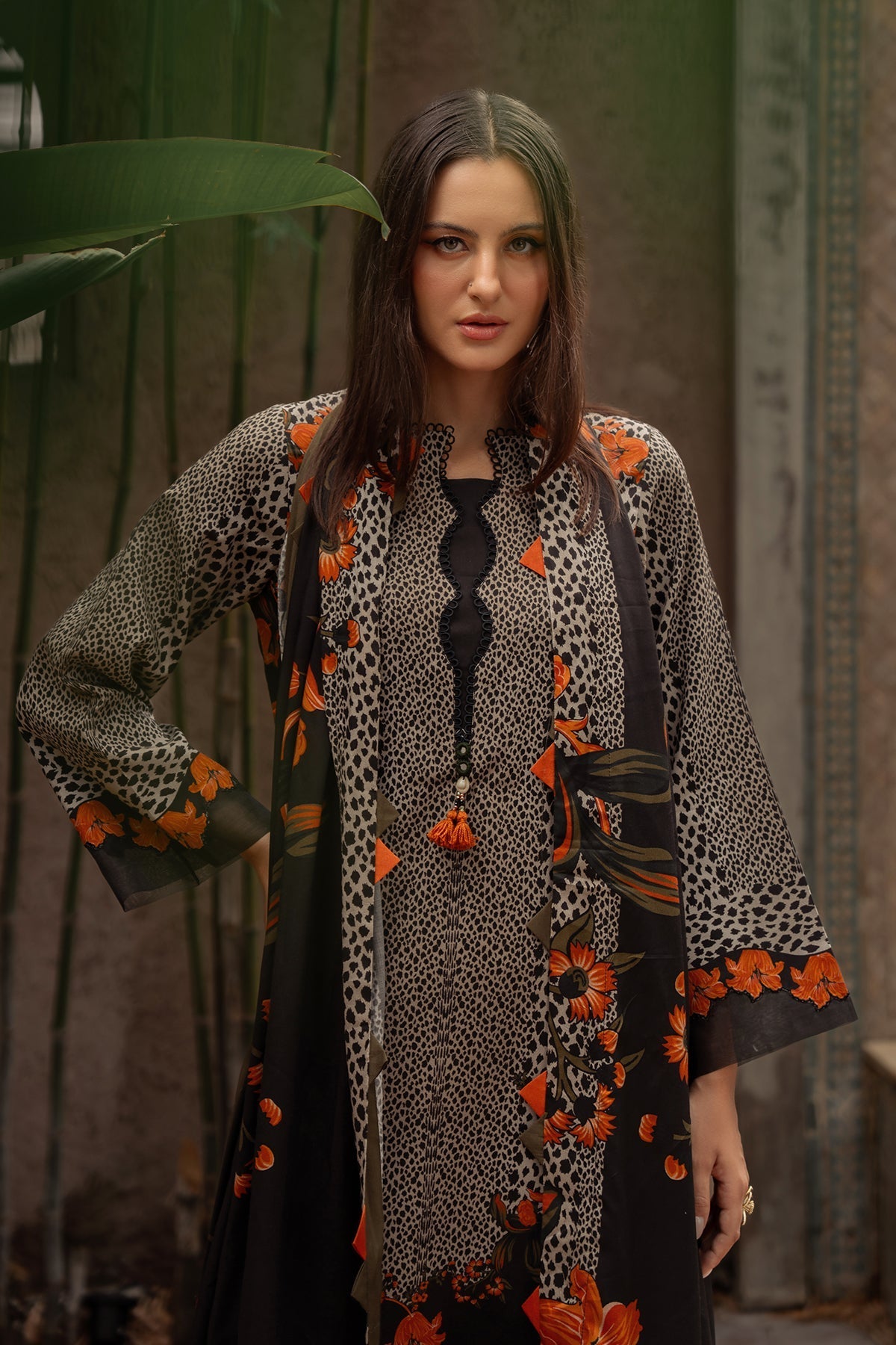 Charizma | C Prints Winter 25 | 3-PC Unstitched Printed Linen Collection CPW5-08