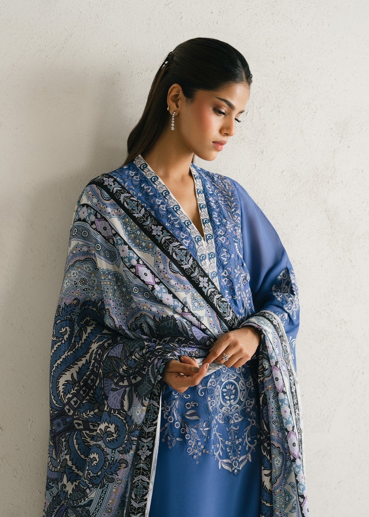 Mahgul | Alea Luxury Pret | Sapphire Mist