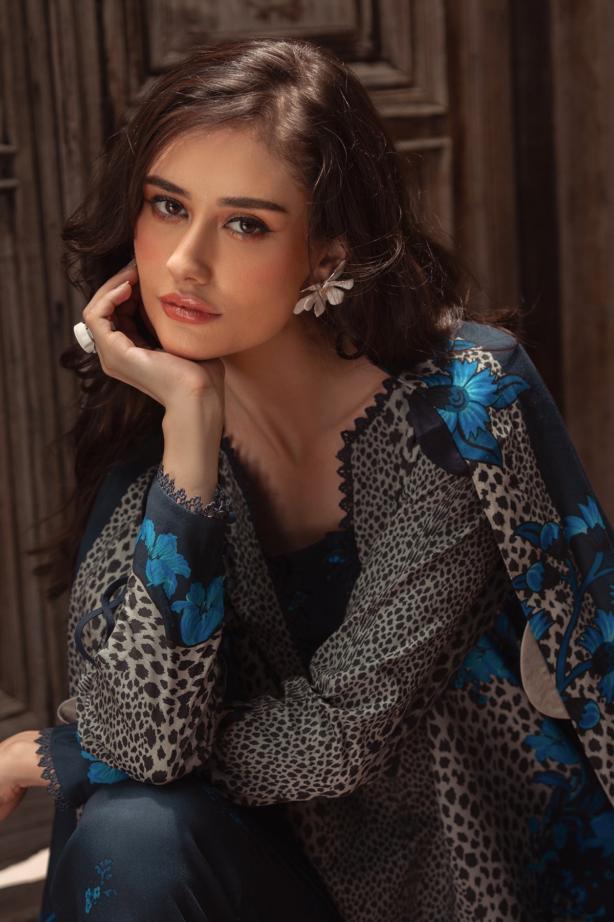 Charizma | C Prints Winter 25 | 3-PC Unstitched Printed Linen Collection CPW5-02