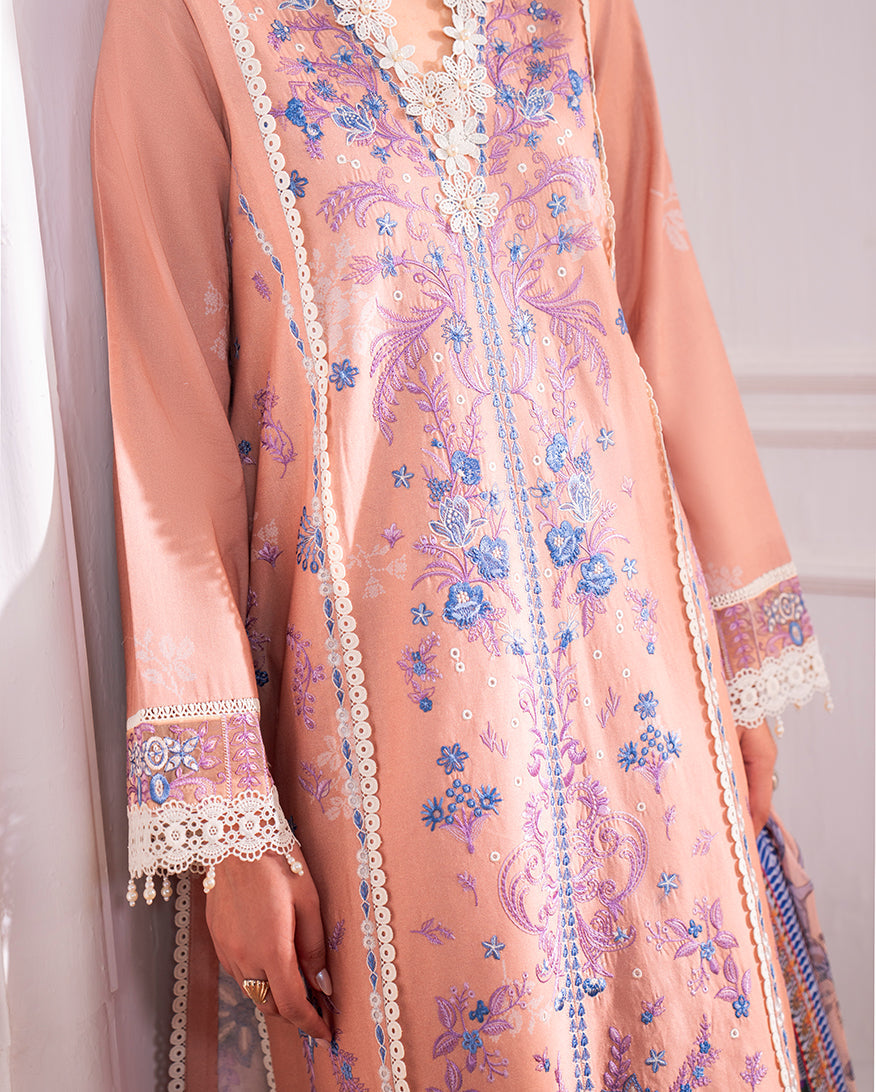 Roheenaz | Aezel Embroidered Cambric | Wareesha
