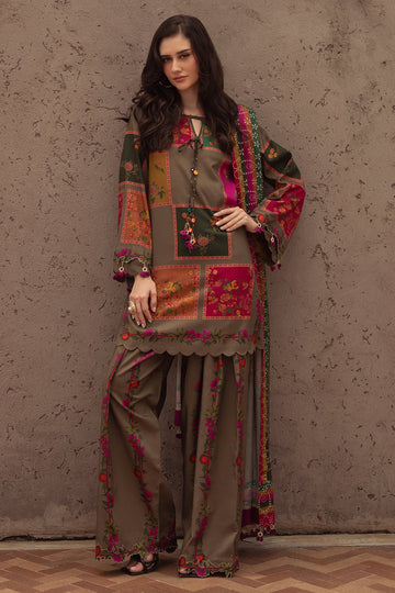 Charizma | C Prints Winter 25 | 3-PC Unstitched Printed Linen Collection CPW5-03