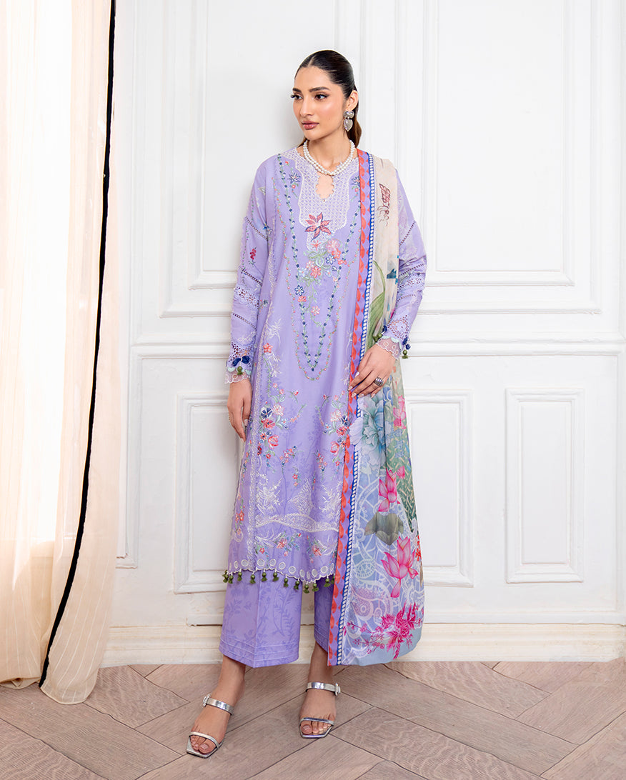 Roheenaz | Aezel Embroidered Cambric | Nivra