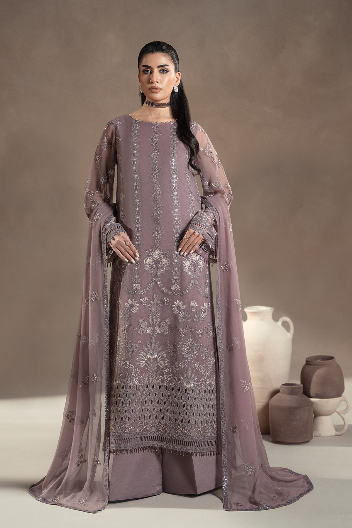 Lavish Premium | Afsanah Formals | MAUVE MYSTIQUE