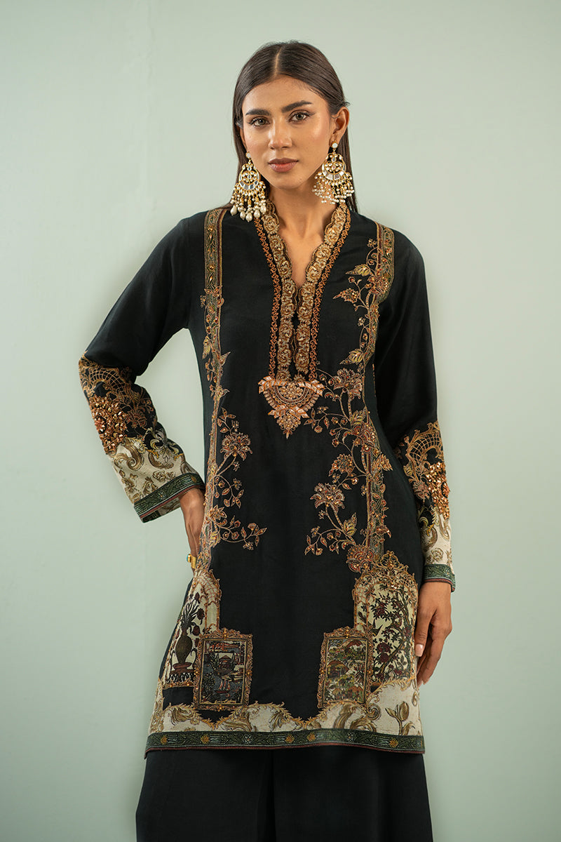 Shamaeel Ansari | Izel Pret | Deep Charcoal Chic