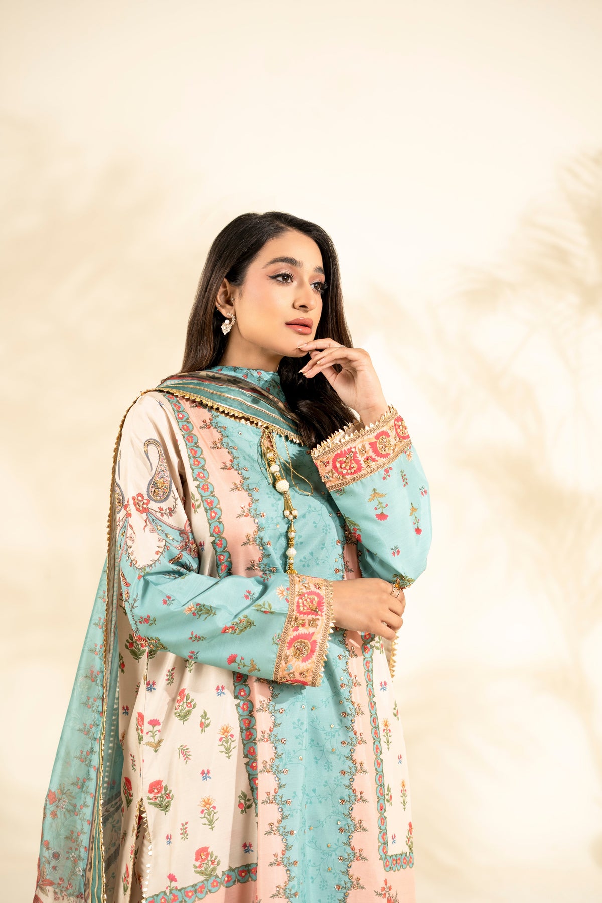 Faiza Faisal | Elara Luxury Pret | AQUA BLOOM