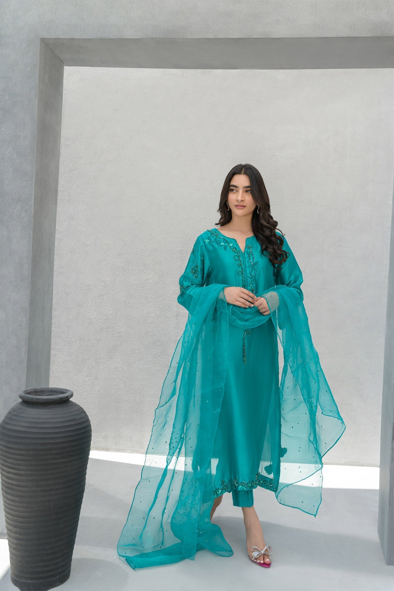 Flairs Studio | Luxury Pret | Aquamarine