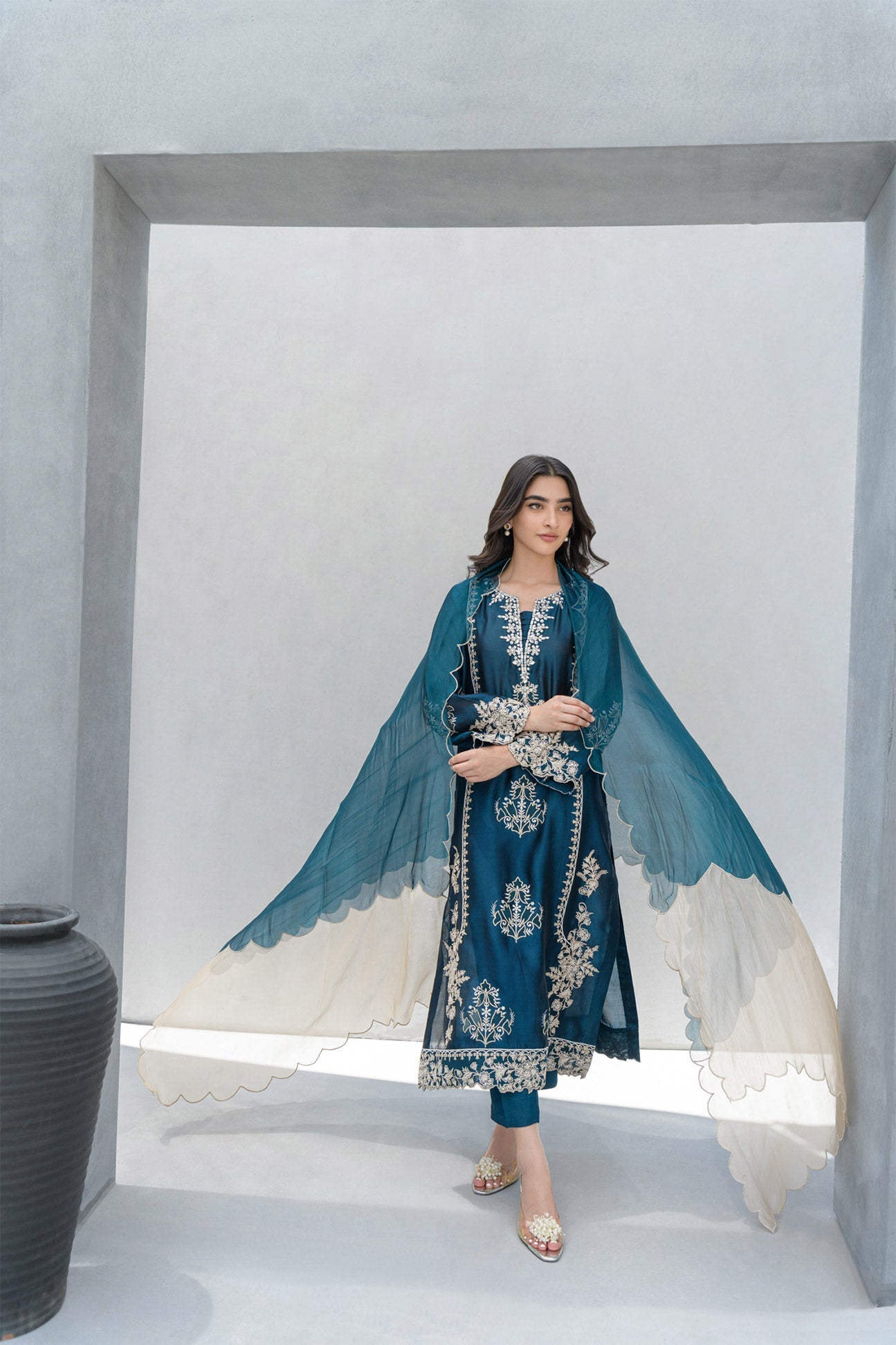 Flairs Studio | Luxury Pret | Peacock