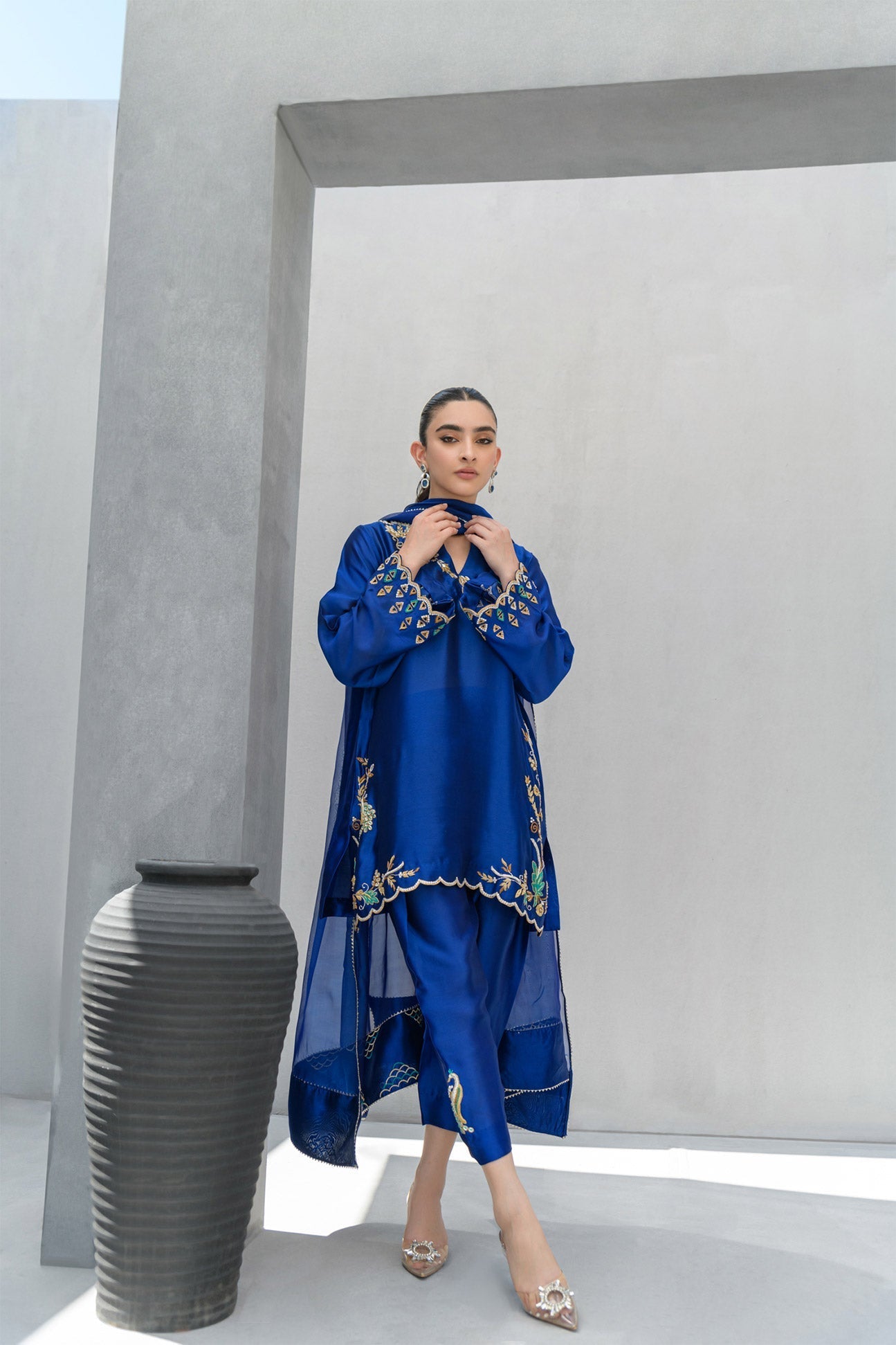 Flairs Studio | Luxury Pret | Ocean Blue