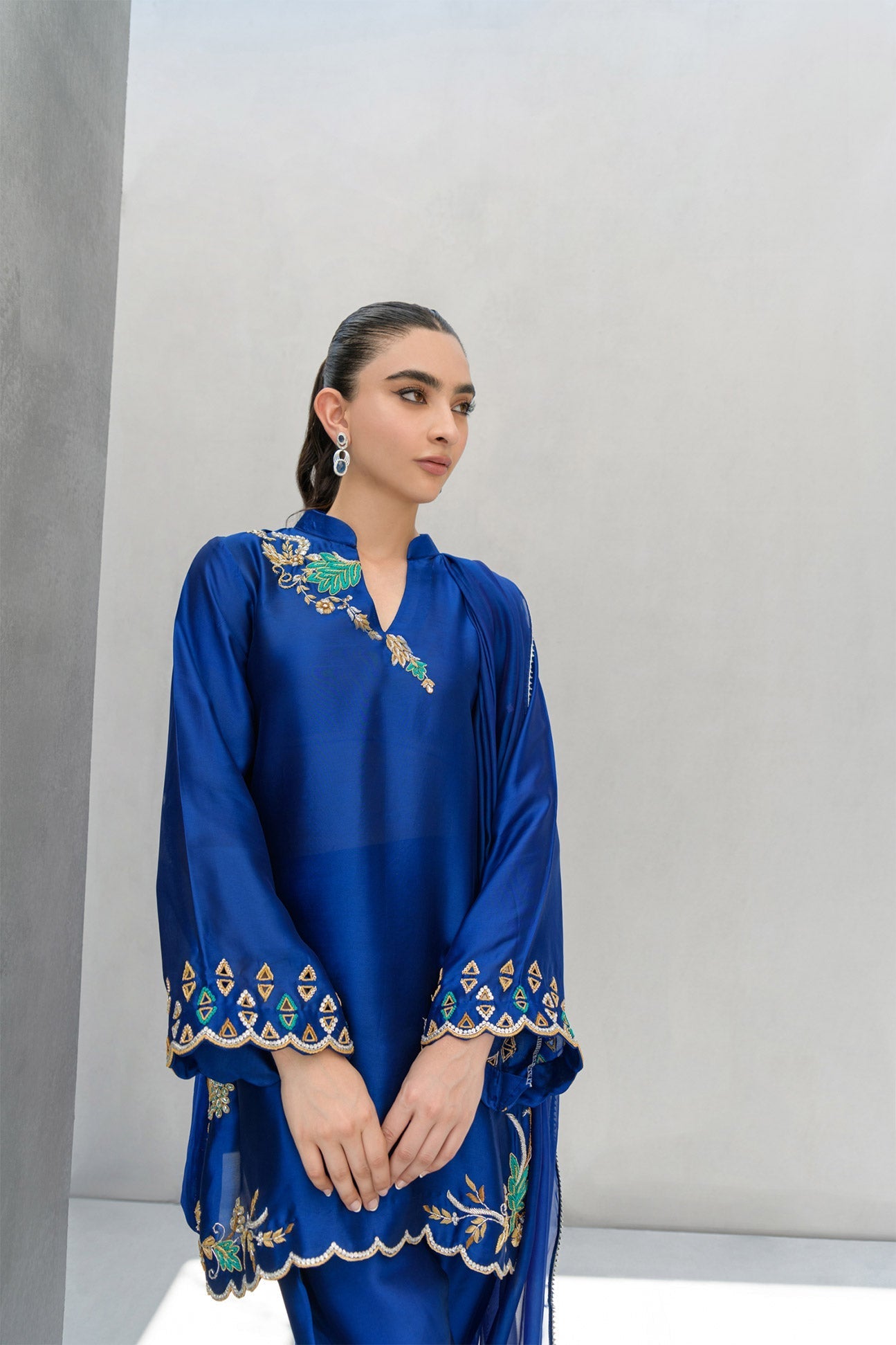 Flairs Studio | Luxury Pret | Ocean Blue