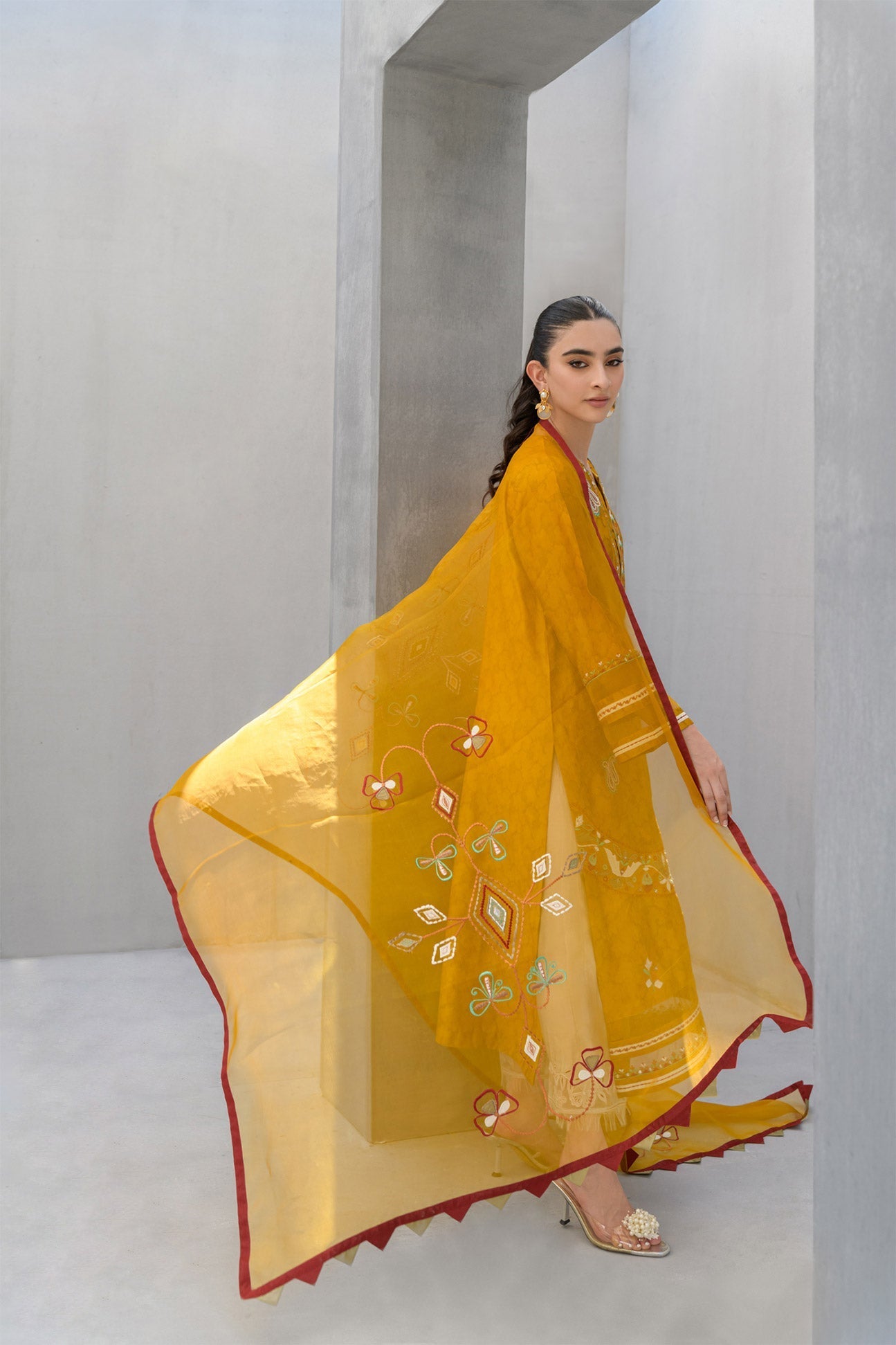 Flairs Studio | Luxury Pret | Saffron