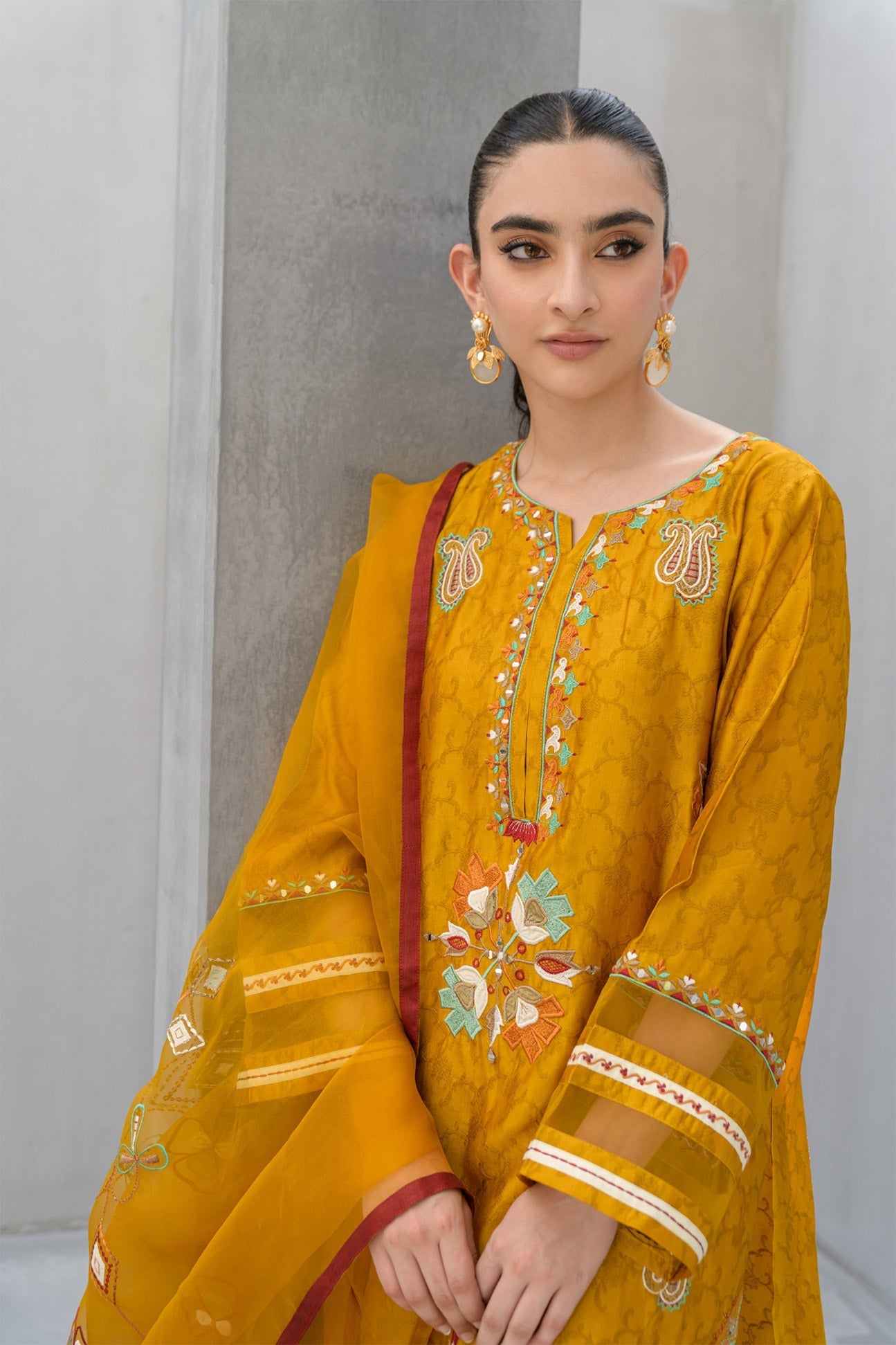 Flairs Studio | Luxury Pret | Saffron