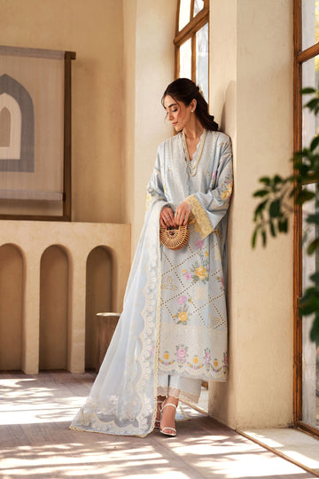 Maryam Hussain | Luxury Lawn 25 | Ocean