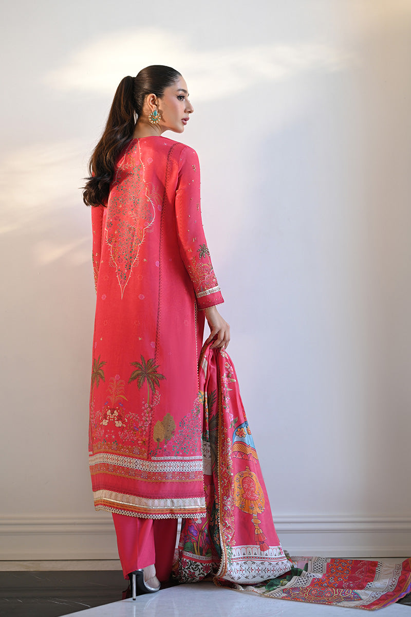 Mina Hasan | Signature Pret | Mughal Garden Pink