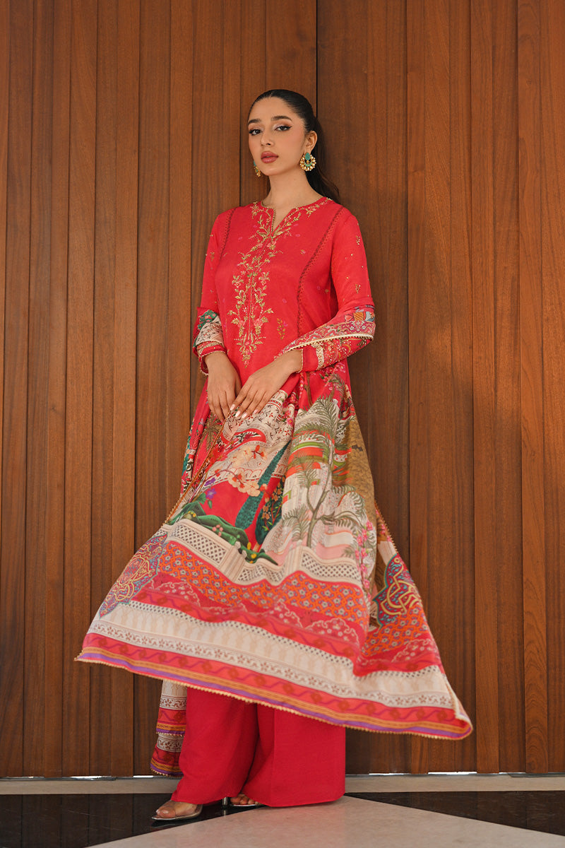 Mina Hasan | Signature Pret | Mughal Garden Pink