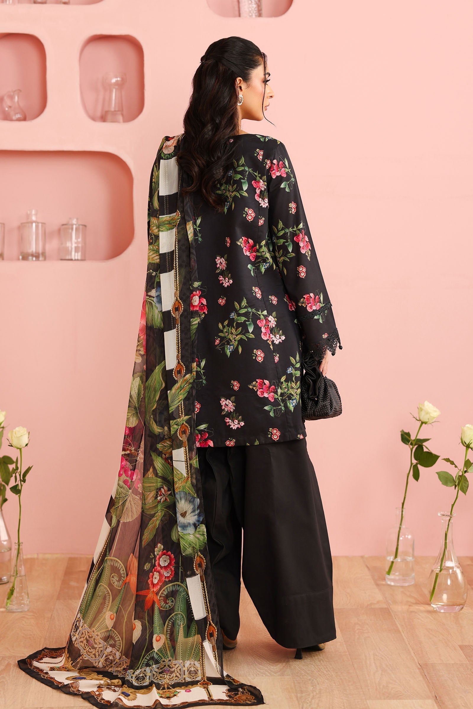 Maria B | Luxury Winter Pret 25 | DW-PF25-06-Black