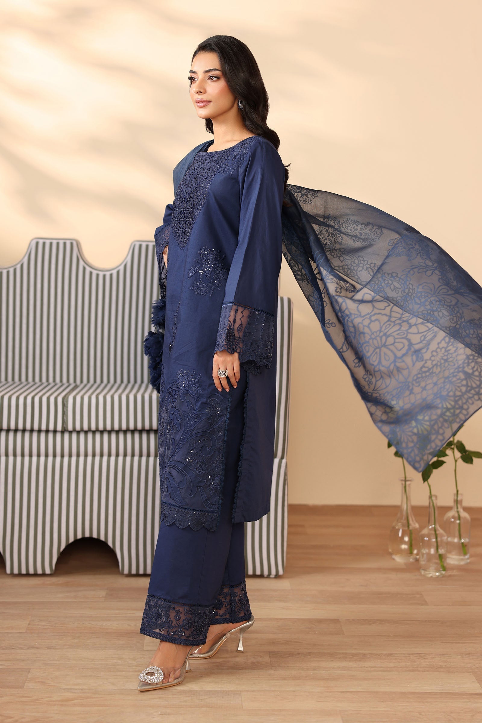 Maria B | Pre Fall 25 | Dobby Suit 12