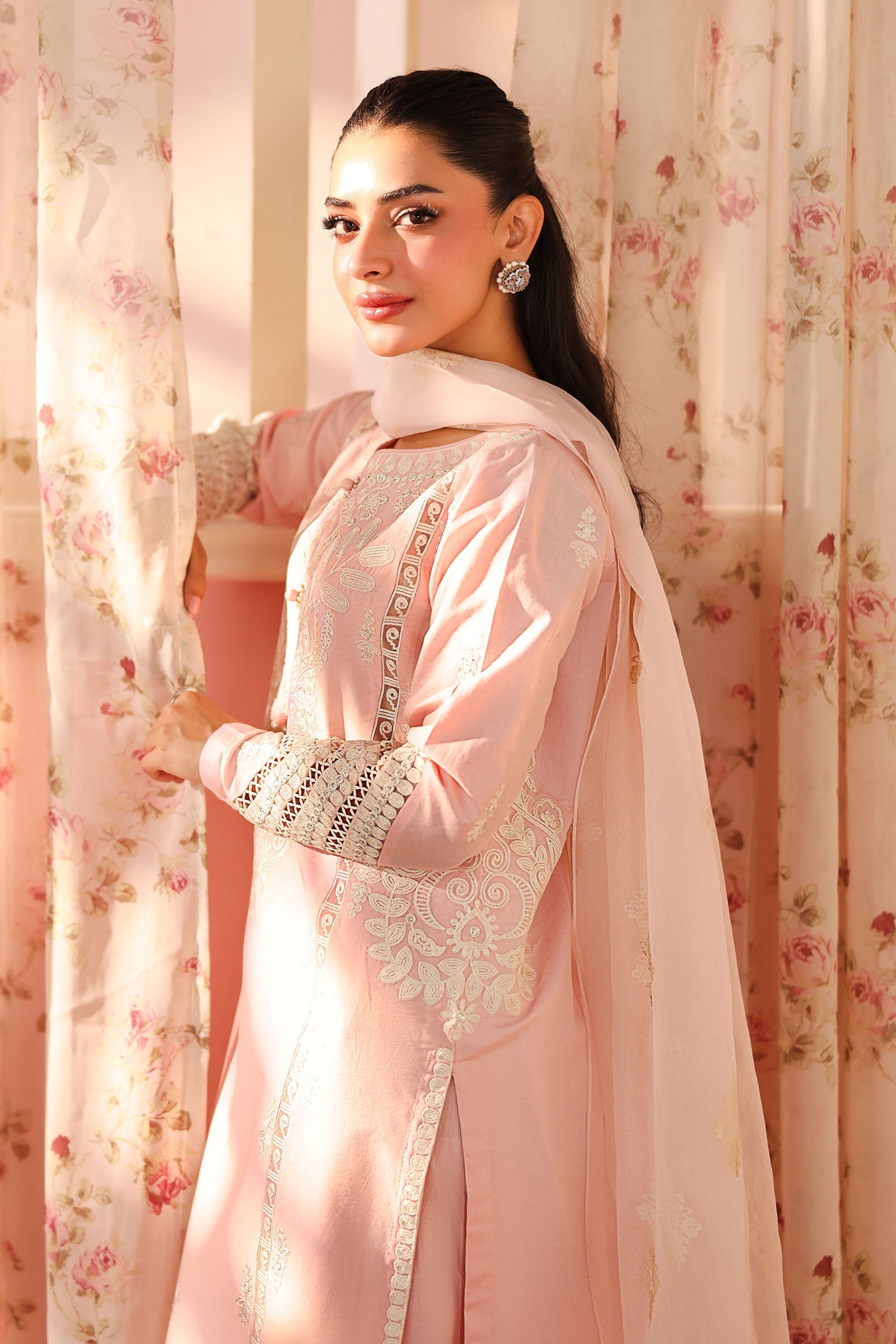 Maria B | Pre Fall Dresses | 3 Piece Embroidered Dobby Suit DD