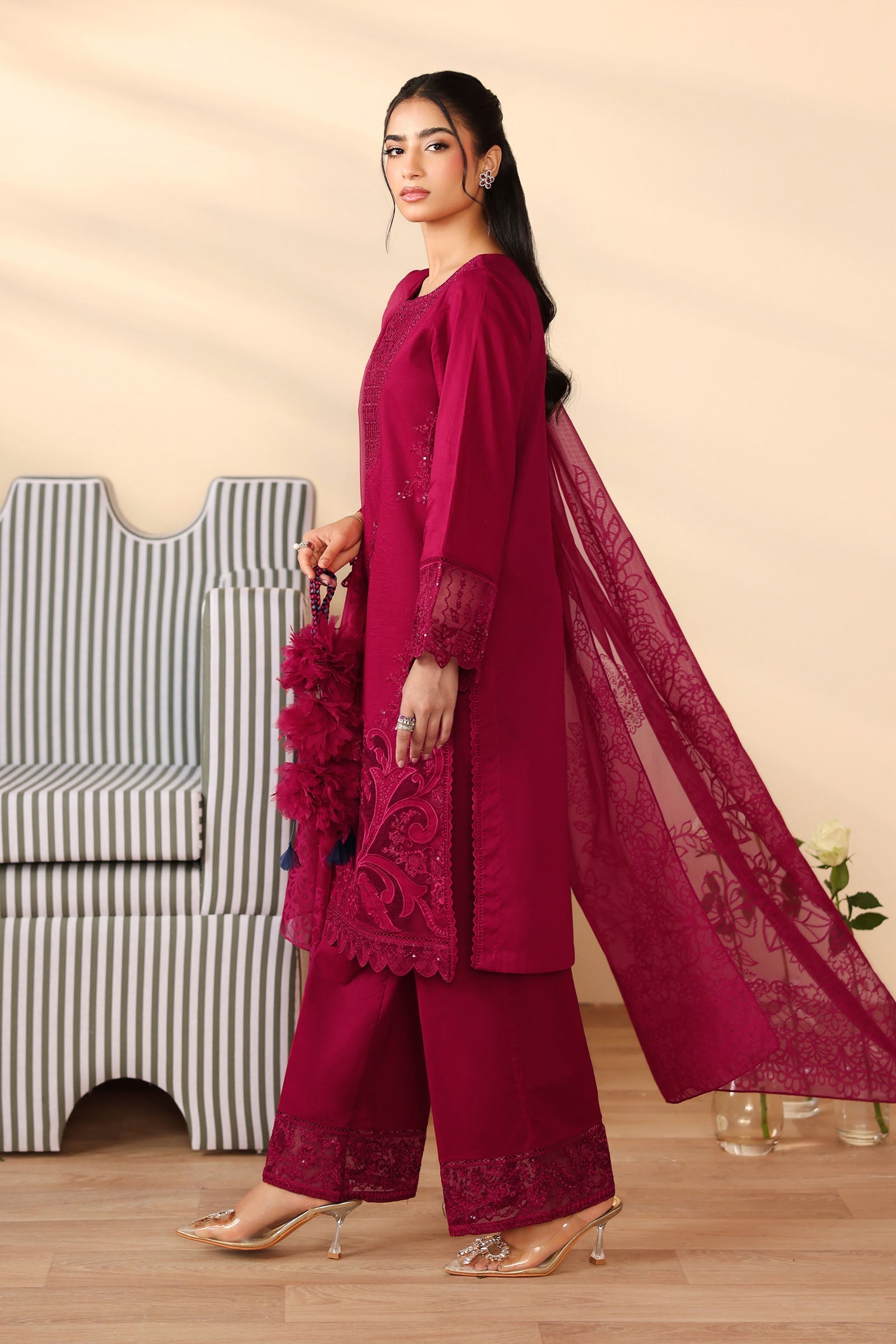 Maria B | Pre Fall 25 | Dobby Suit 12