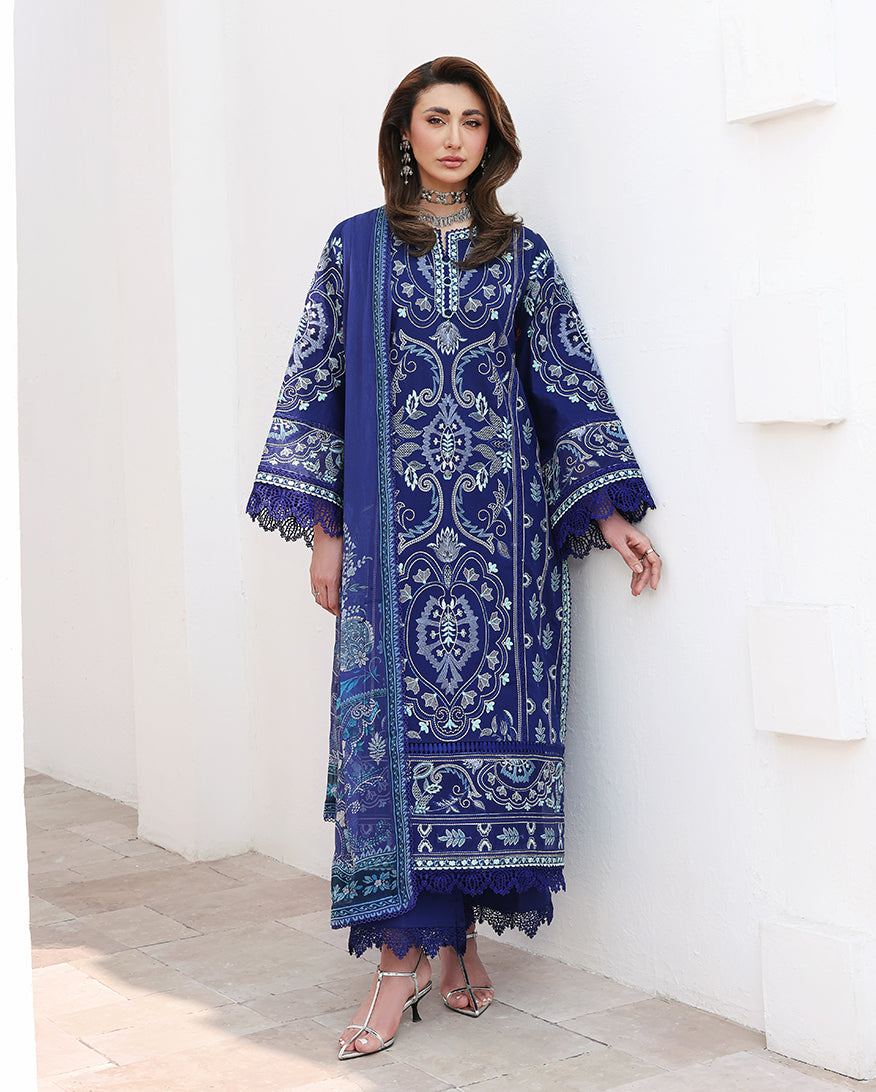 Roheenaz | Floral Reverie Luxury Lawn | Daylight Charm