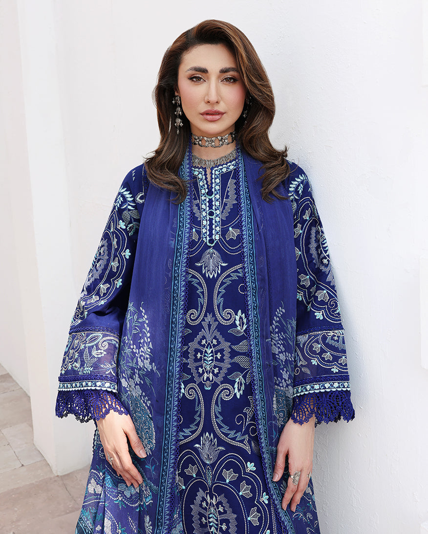 Roheenaz | Floral Reverie Luxury Lawn | Daylight Charm