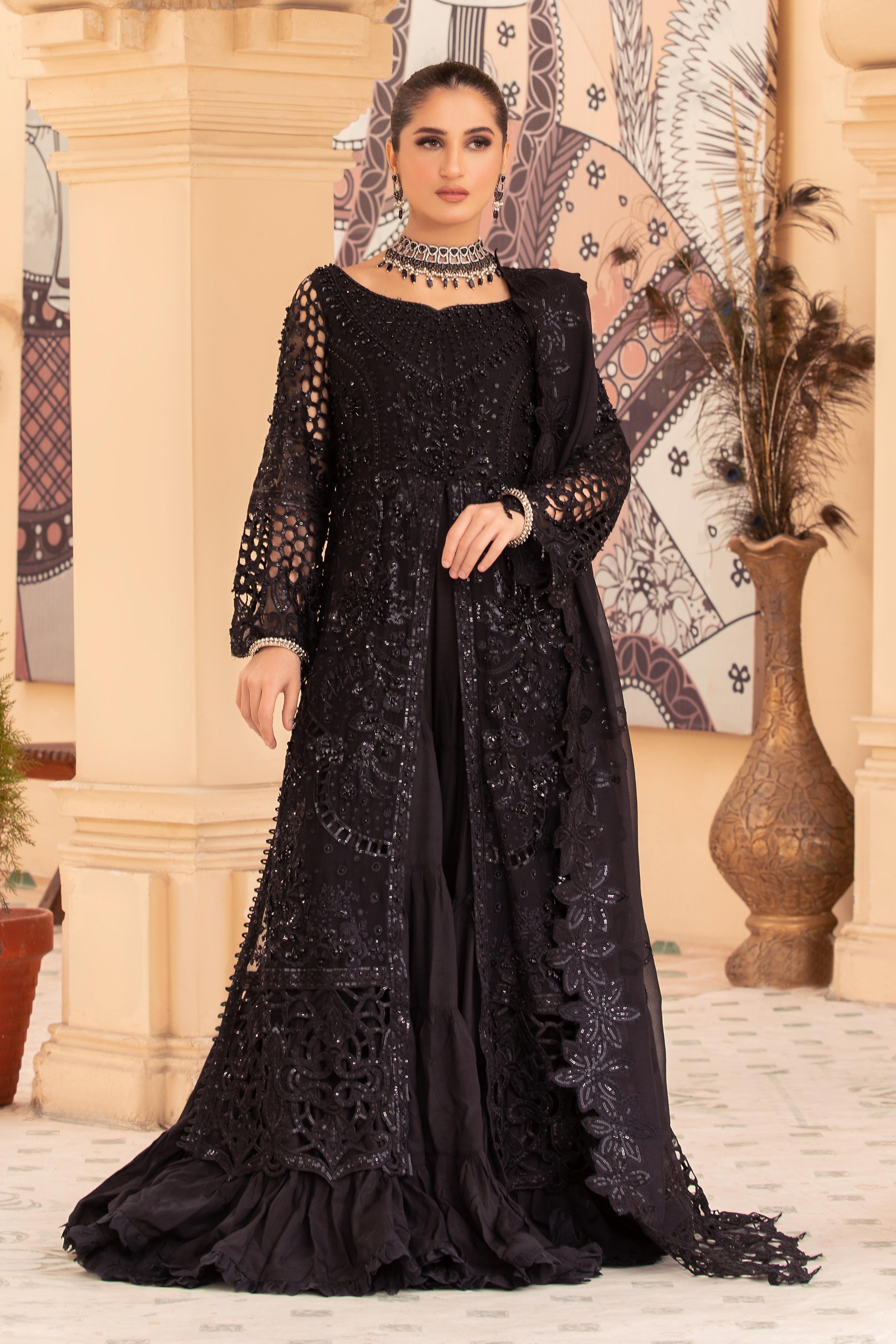 Diara Couture | Tehzeeb Wedding Formals | BLACK NOIR