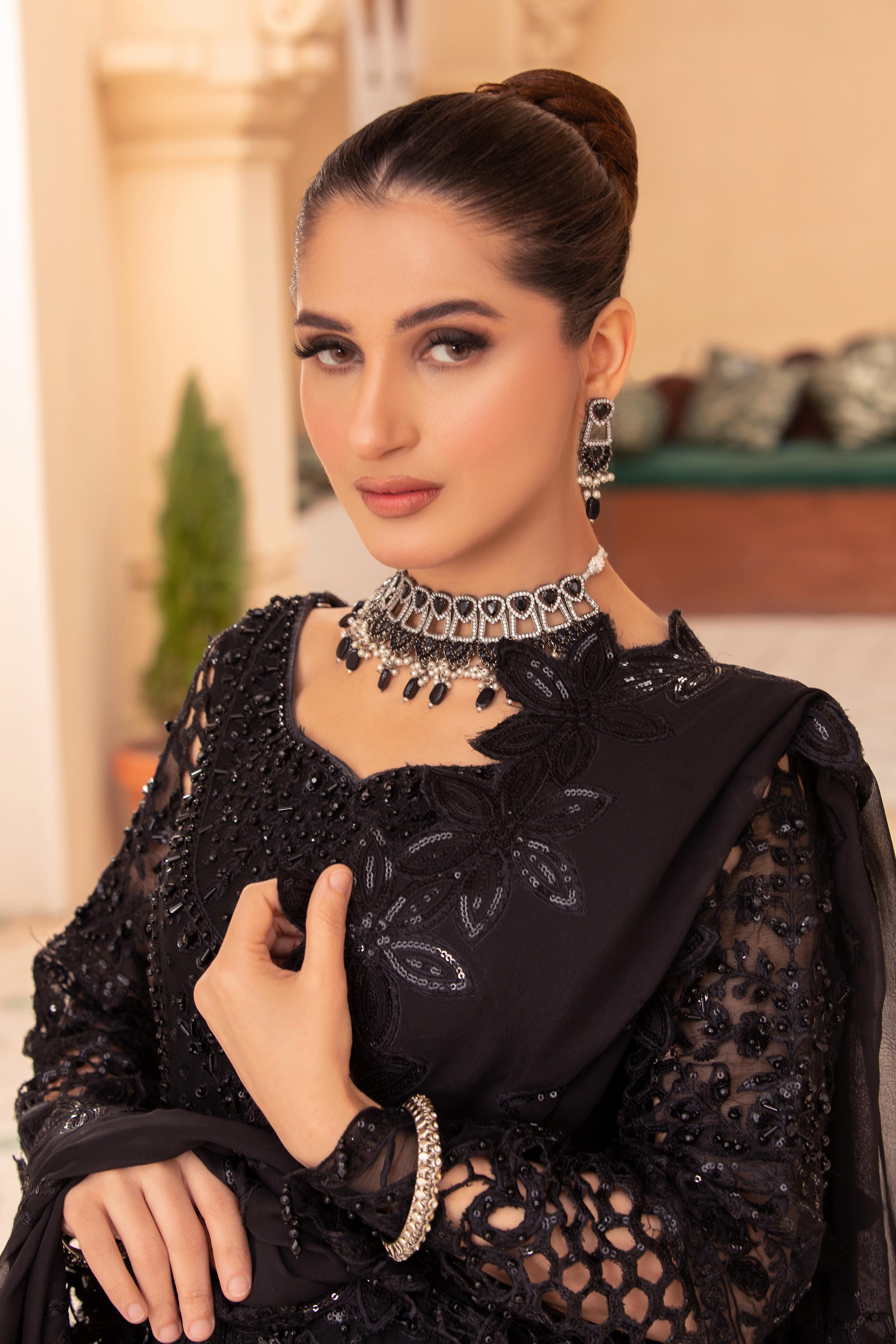 Diara Couture | Tehzeeb Wedding Formals | BLACK NOIR