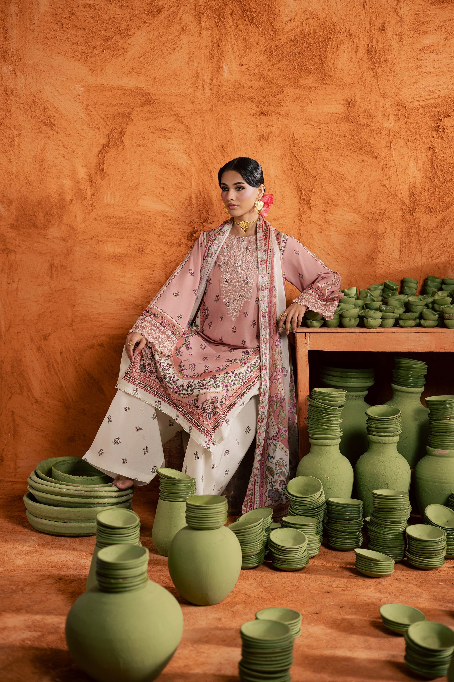Batik | Festive Eid 26 | Dusty Peach