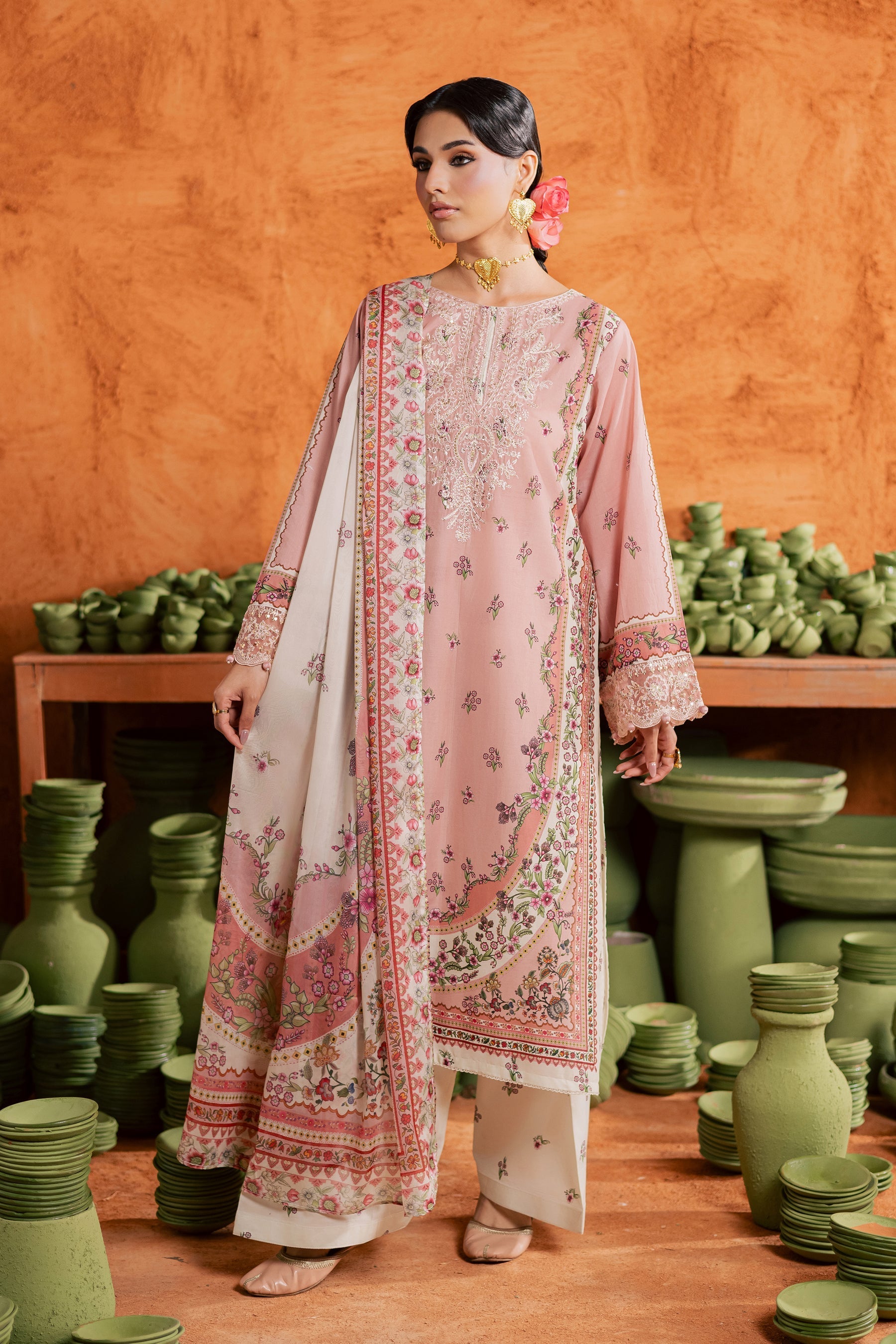 Batik | Festive Eid 26 | Dusty Peach