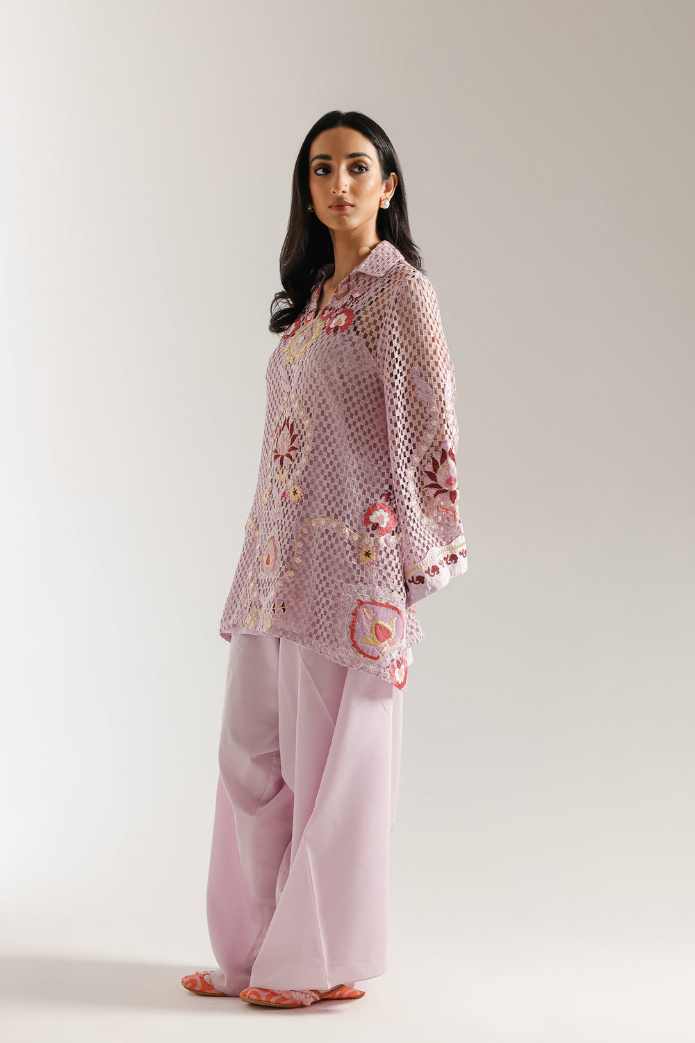 Ethnic | Rozana Collection 25 | Embroidered Dress 13A