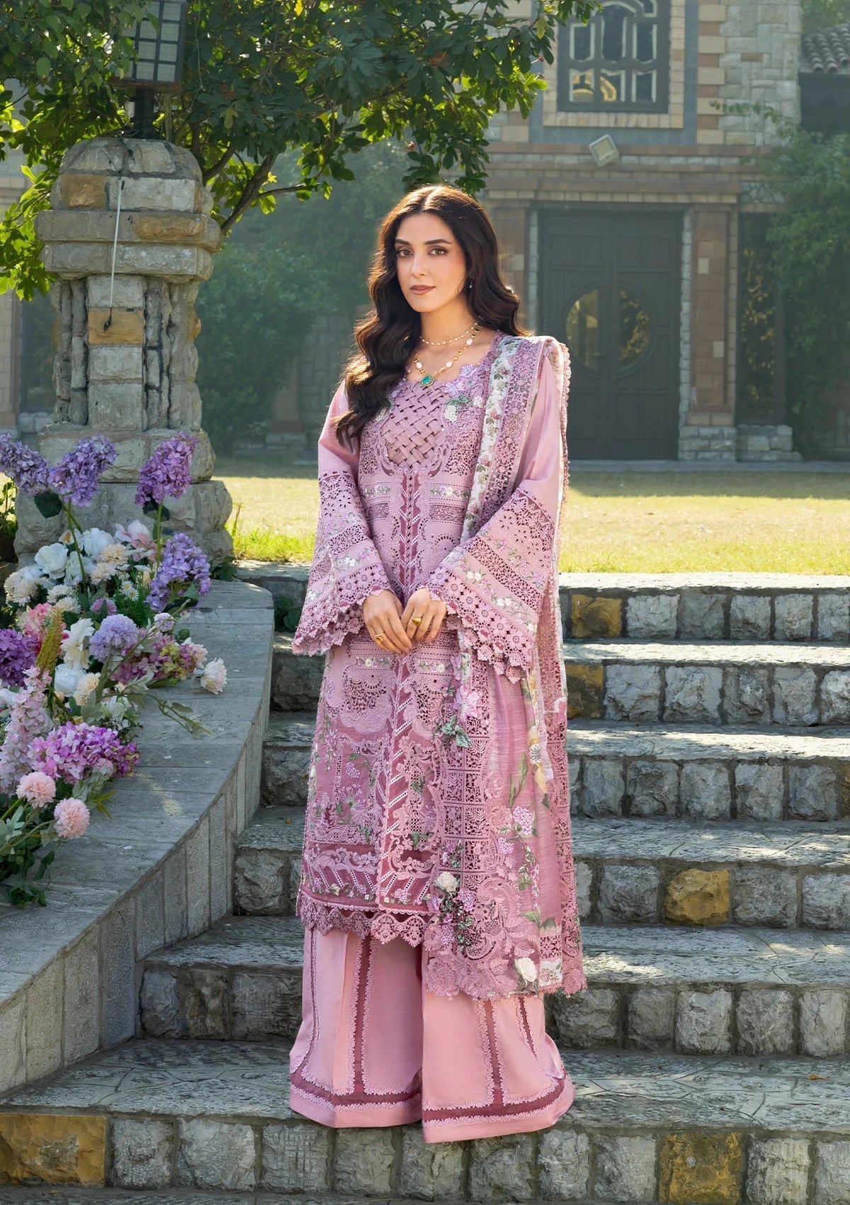 Elaf Premium | Luxury Lawn 26 | ELY-09 ROSEE
