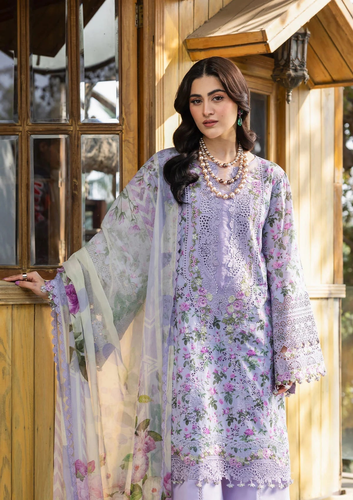 Elaf Premium | Chikankari Prints 26 | ERC-6B IRIS