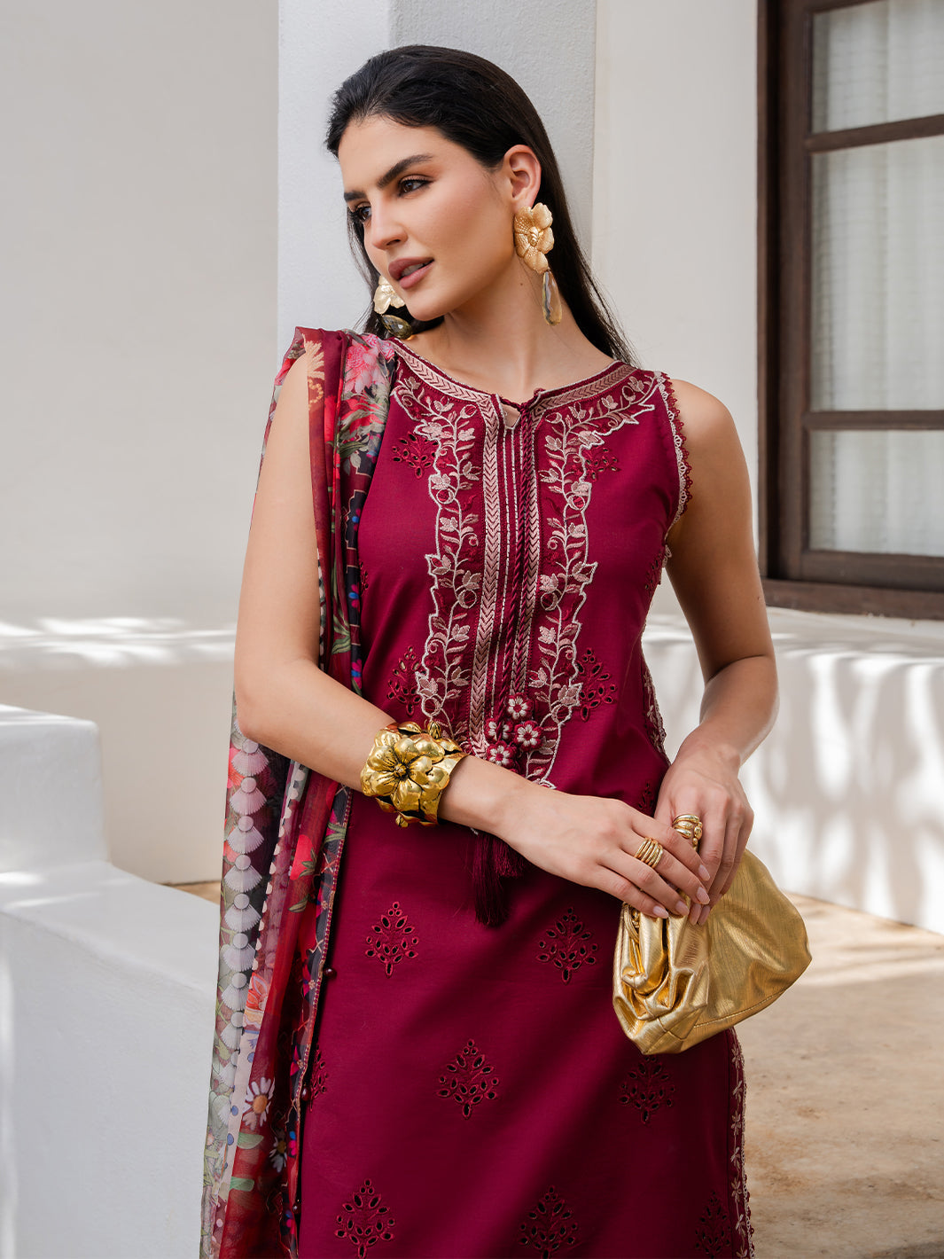 Izel | Dareen Luxury Lawn 26 | Eshaal