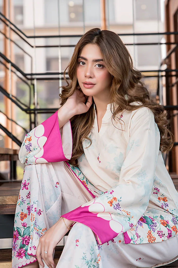 Ellena | Fusion Co Ords 25 | Floral Blanc Premium
