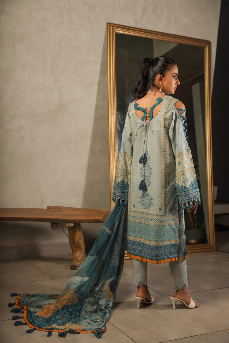 Ellena | Printed Lawn Collection | D08