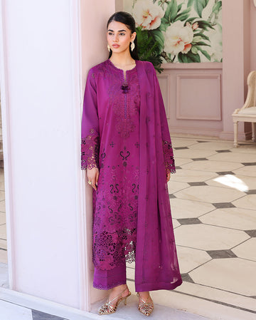 Roheenaz | Veil of Summer Chikankari | Elan Bloom