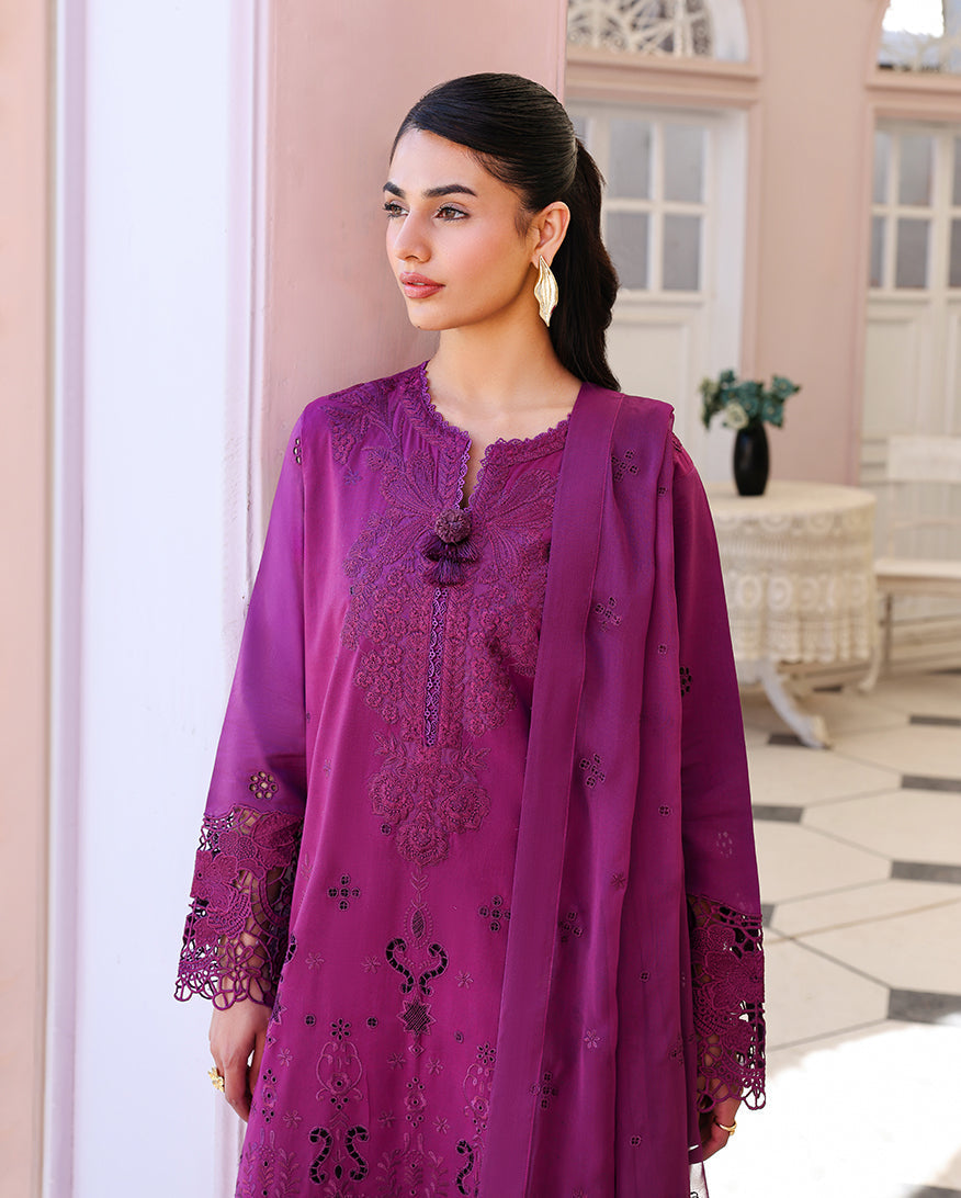 Roheenaz | Veil of Summer Chikankari | Elan Bloom